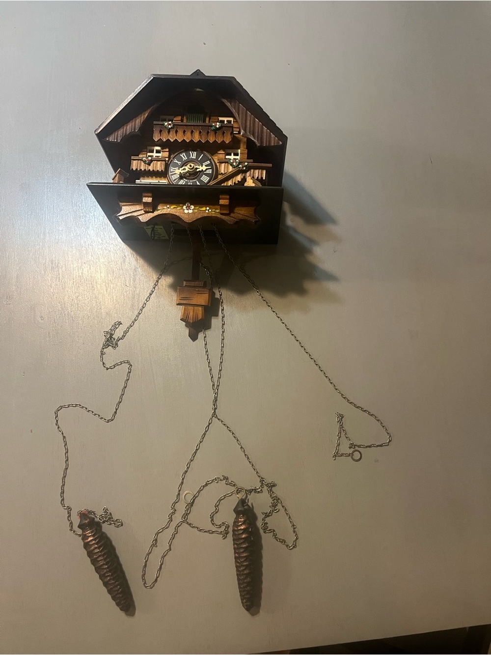 Authentic German Black Forest Chalet Cuckoo Clock VdS Seal - As-Is